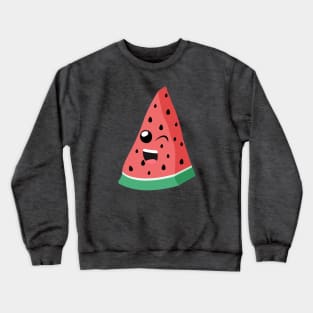 Watermelon Winking Crewneck Sweatshirt